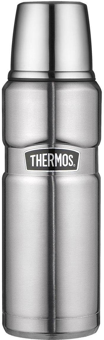 Isolierflasche THERMOS silberfarben King Stainless