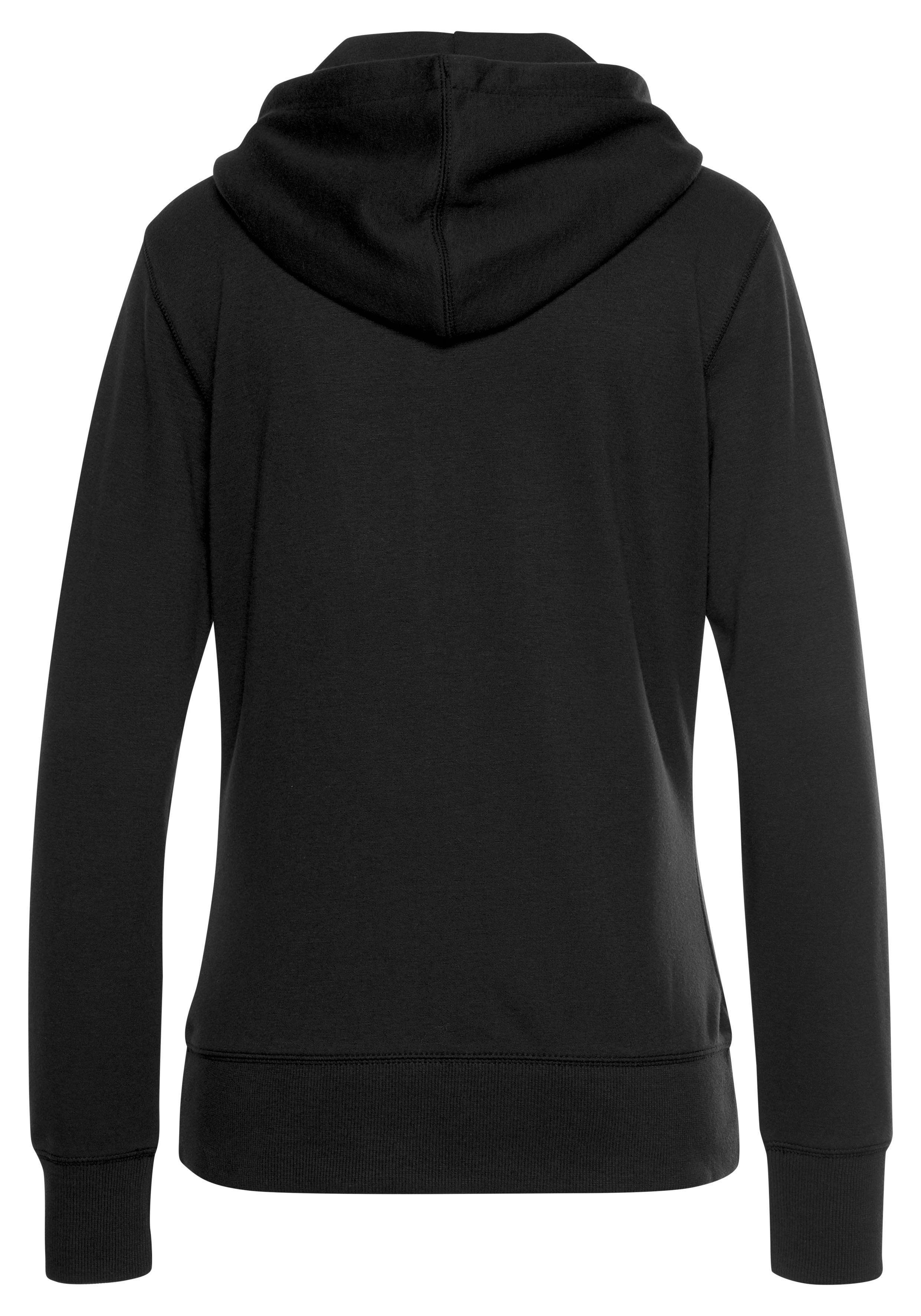 Bench. Loungewear Sweatjacke mit Taschen und Zipper, Loungeanzug