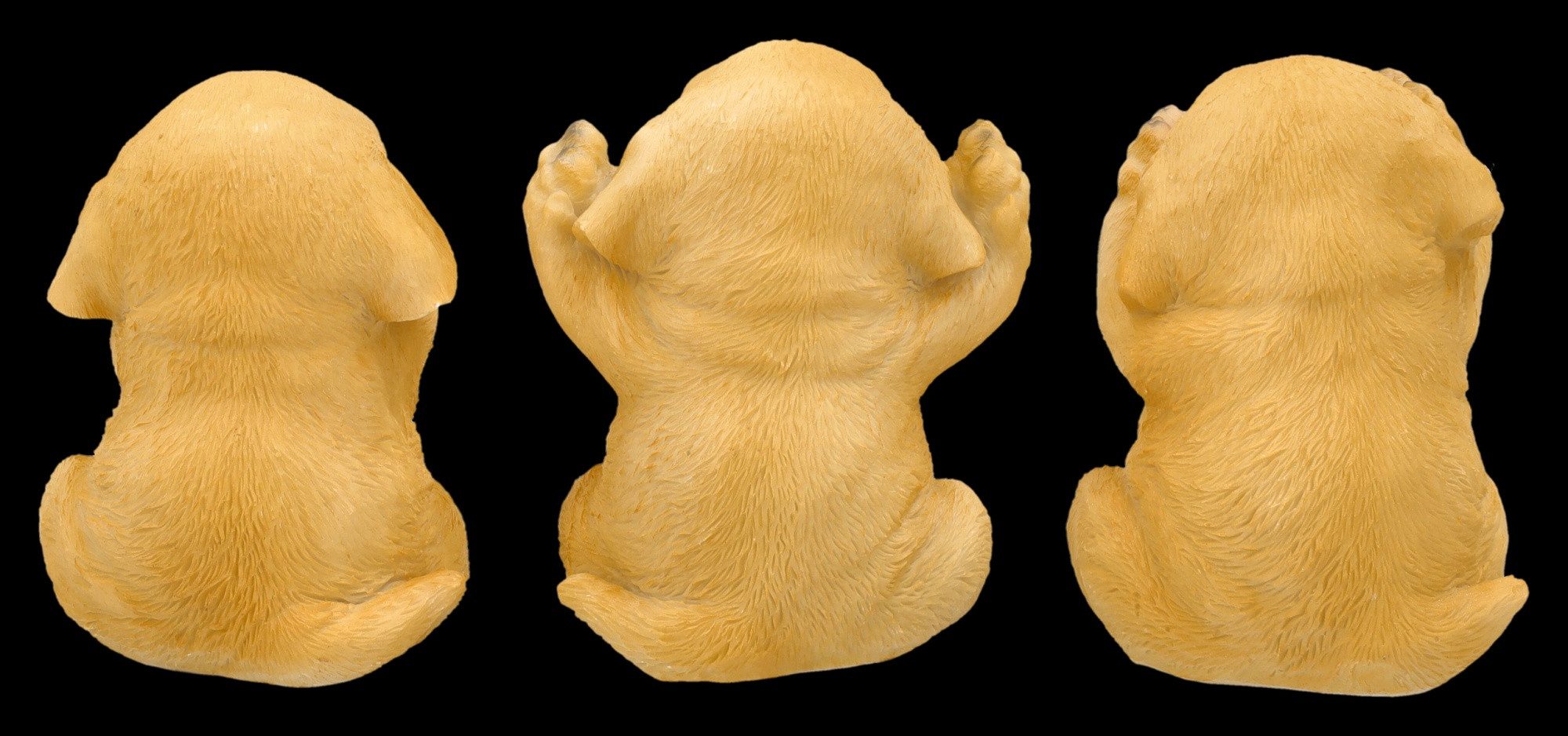 Figuren Shop GmbH Tierfigur Hund Figuren – Labrador Skulpturen Set Dekofigur Deko 8 cm Tierfigur