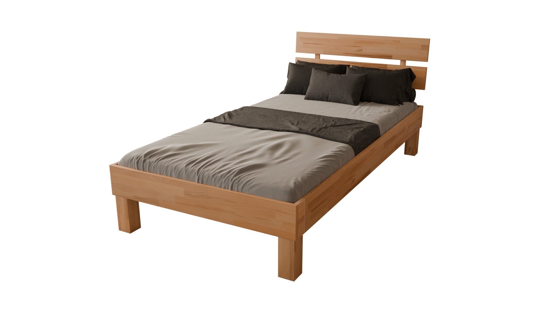 MeinMassivholz Massivholzbett PALMA Kernbuche (Verfügbar als günstig online kaufen