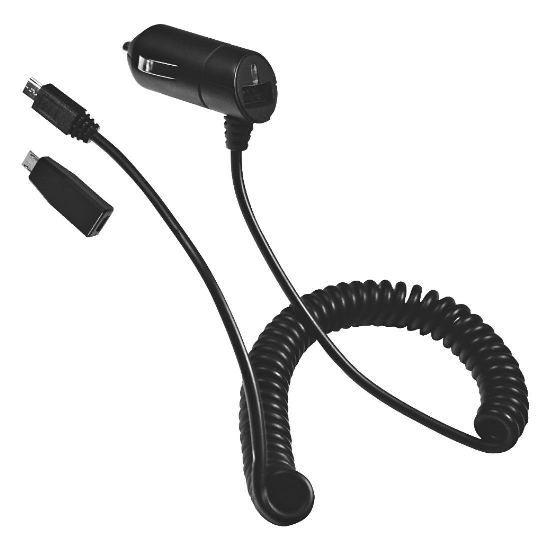 fontastic Ladekabel Nano Connect Micro/USB USB-Ladegerät (Lader KFZ-Zigarettenanzünder)