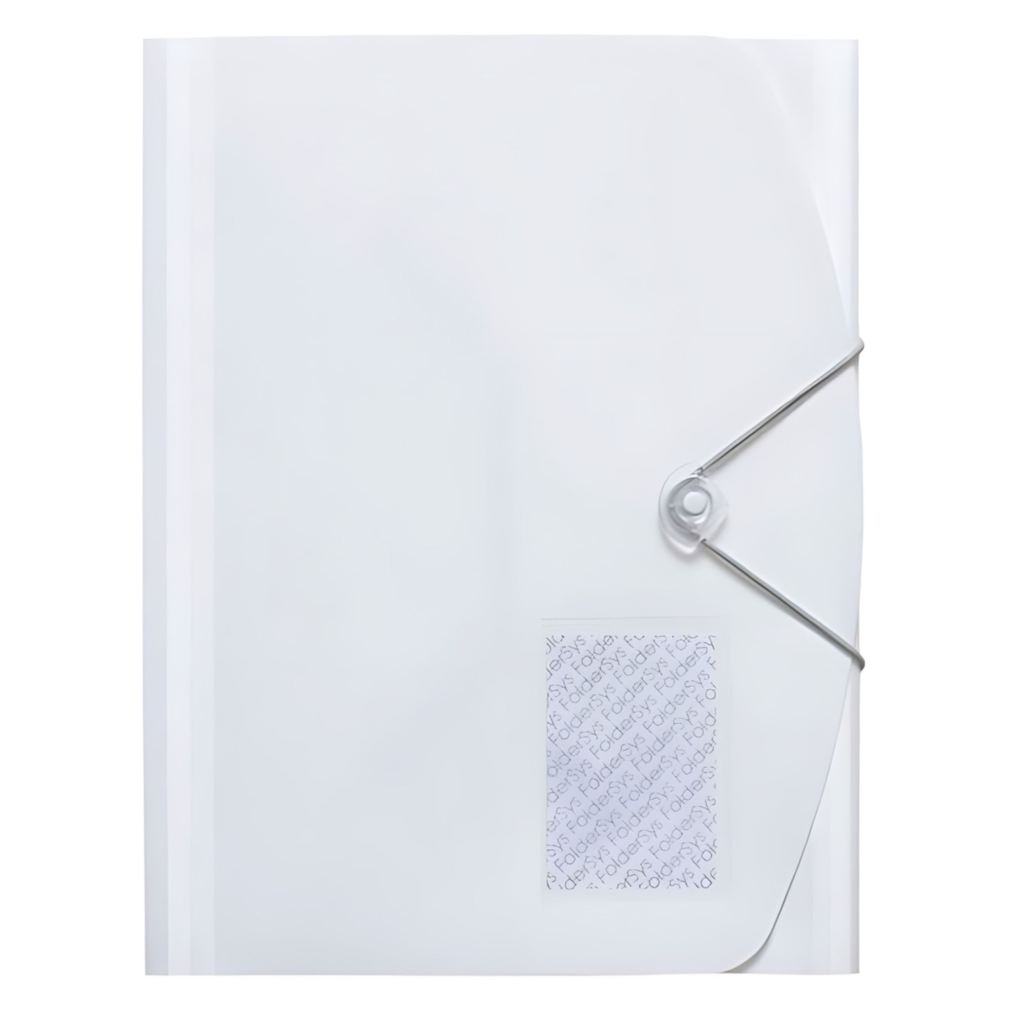 FOLDERSYS Organisationsmappe FSY Eckspanner-Sammelmappe, A4, 3 elastische Klappen, Gummizug-