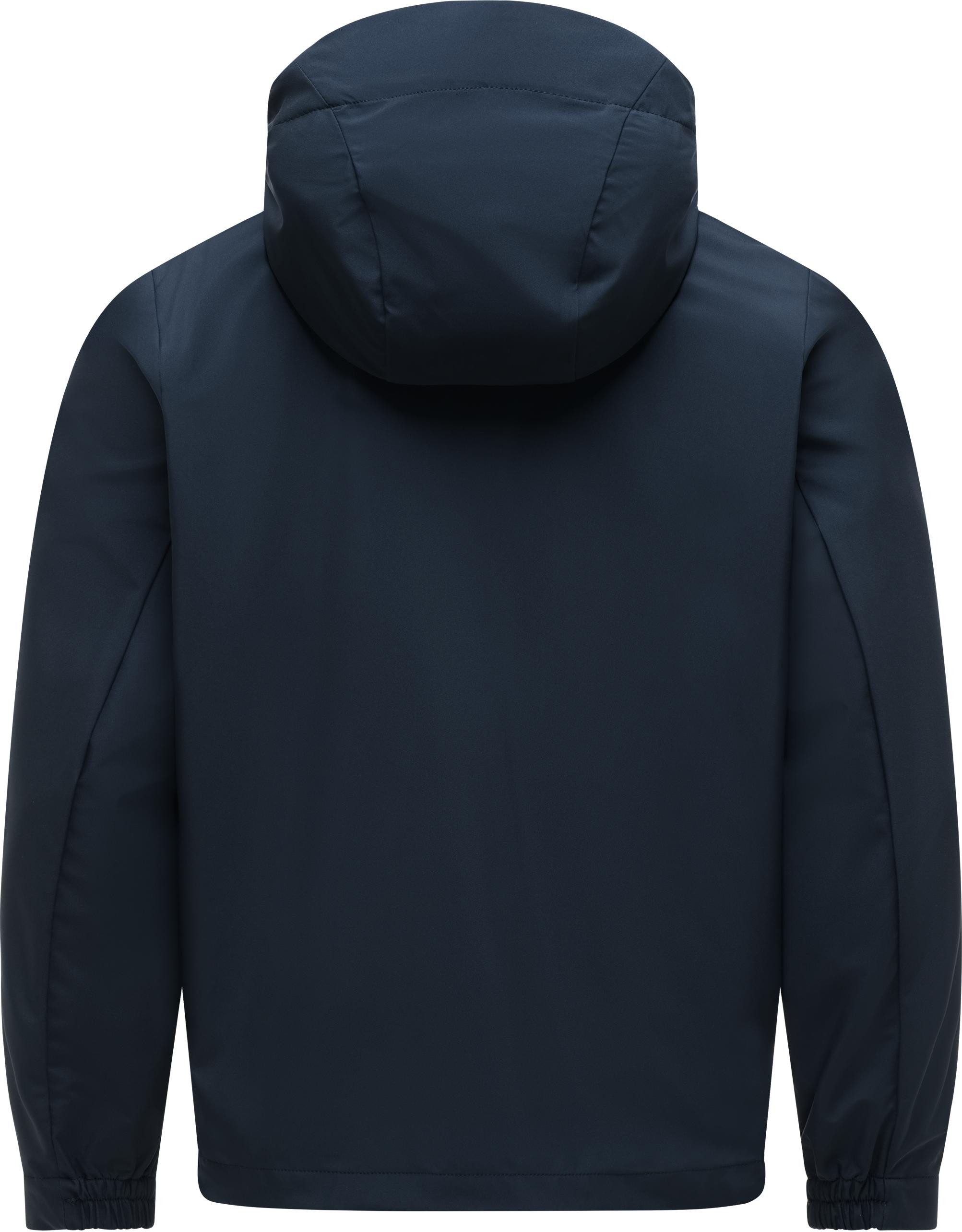 Ragwear Softshelljacke Shellwie Bonded wasserdichte Herren Übergangsjacke mit Kapuze