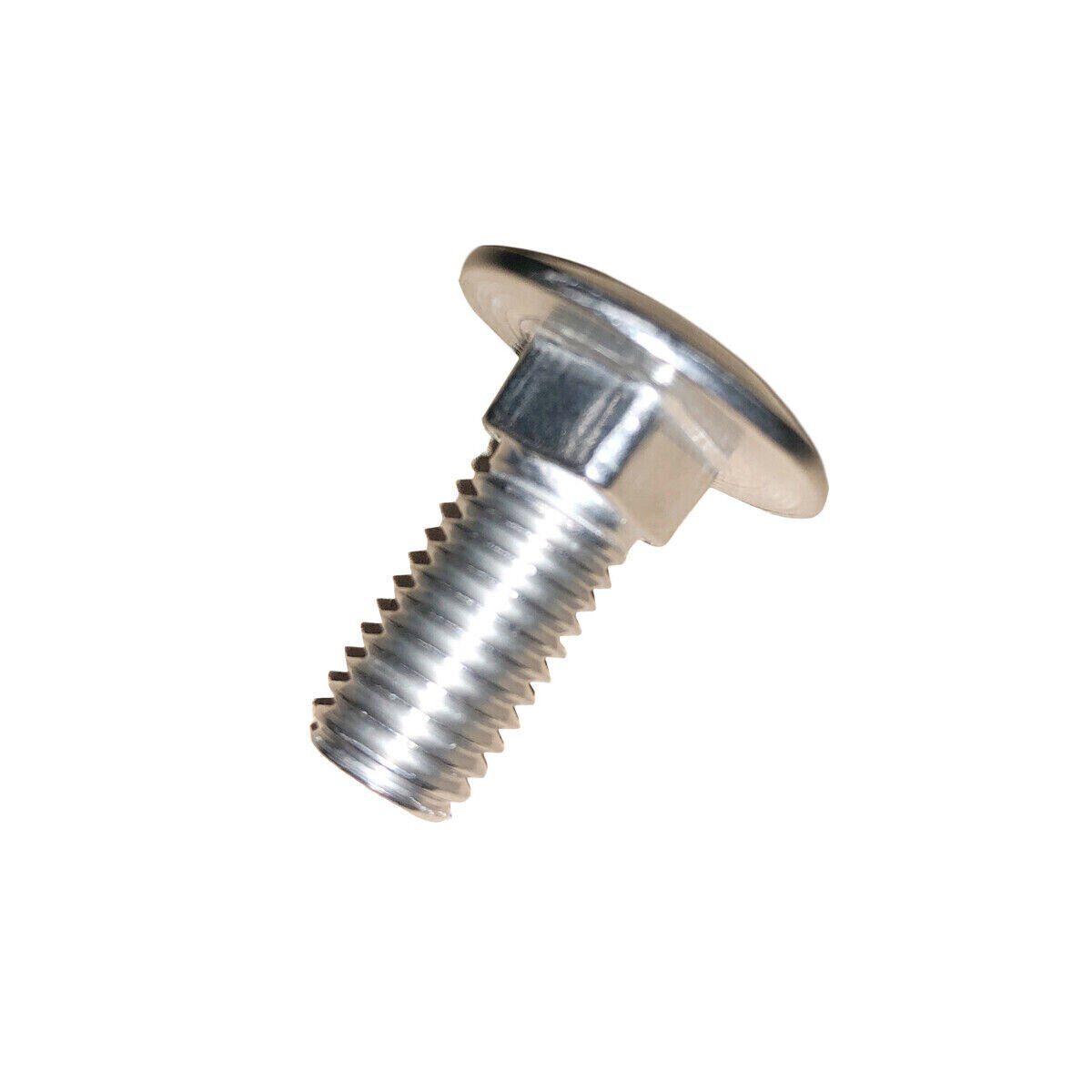 Zenit Energy GmbH Schlossschraube M10 x 25 DIN 603 Edelstahl A2 Vollgewinde Flachrundschrauben V2A
