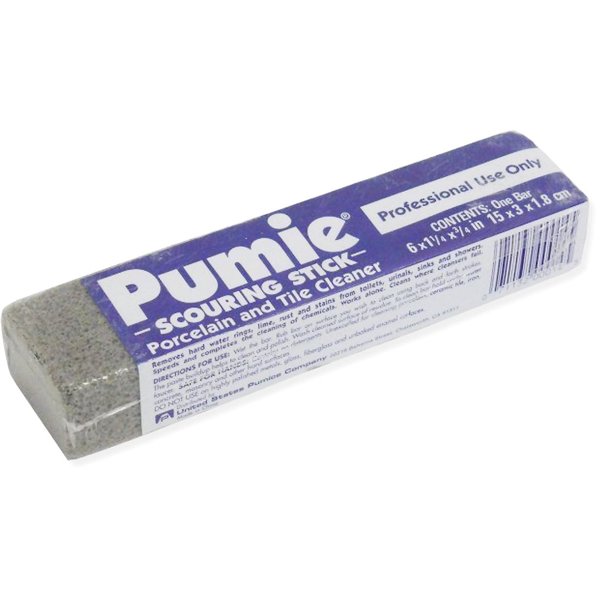 Kleen Purgatis PUMIE Scouring Stick 100g Reinigungsstein aus Lavagestein Sanitärreiniger