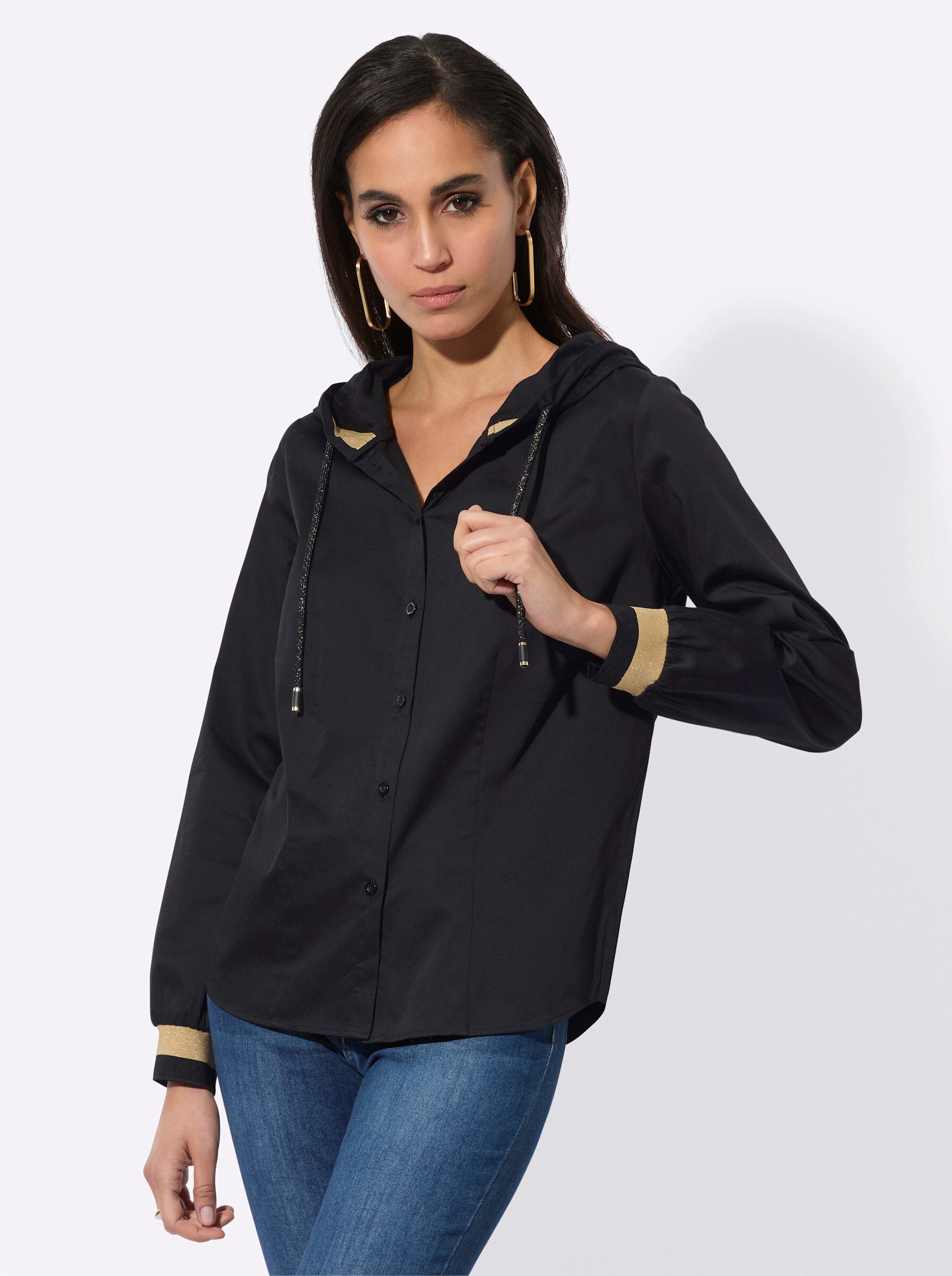 creation L Klassische Bluse Langarm-Bluse . günstig online kaufen