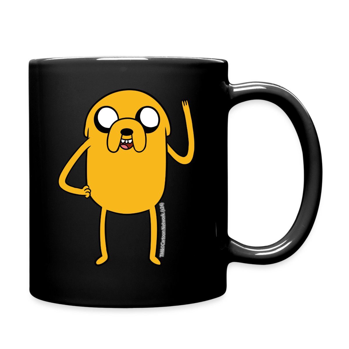 Spreadshirt Tasse Adventure Time Mit Finn Und Jake Tasse Einfarbig, Keramik