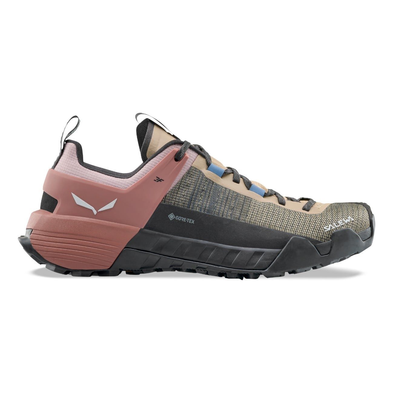 Salewa Wildfire NXT GTX (Zustieg/Speed-Hiking, wasserdicht) sand/grau Damen Wanderschuh