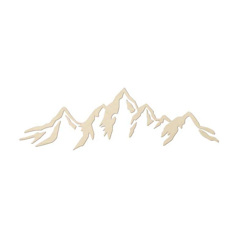 K&L Wall Art Holzbild Naturposter Gebirge günstig online kaufen