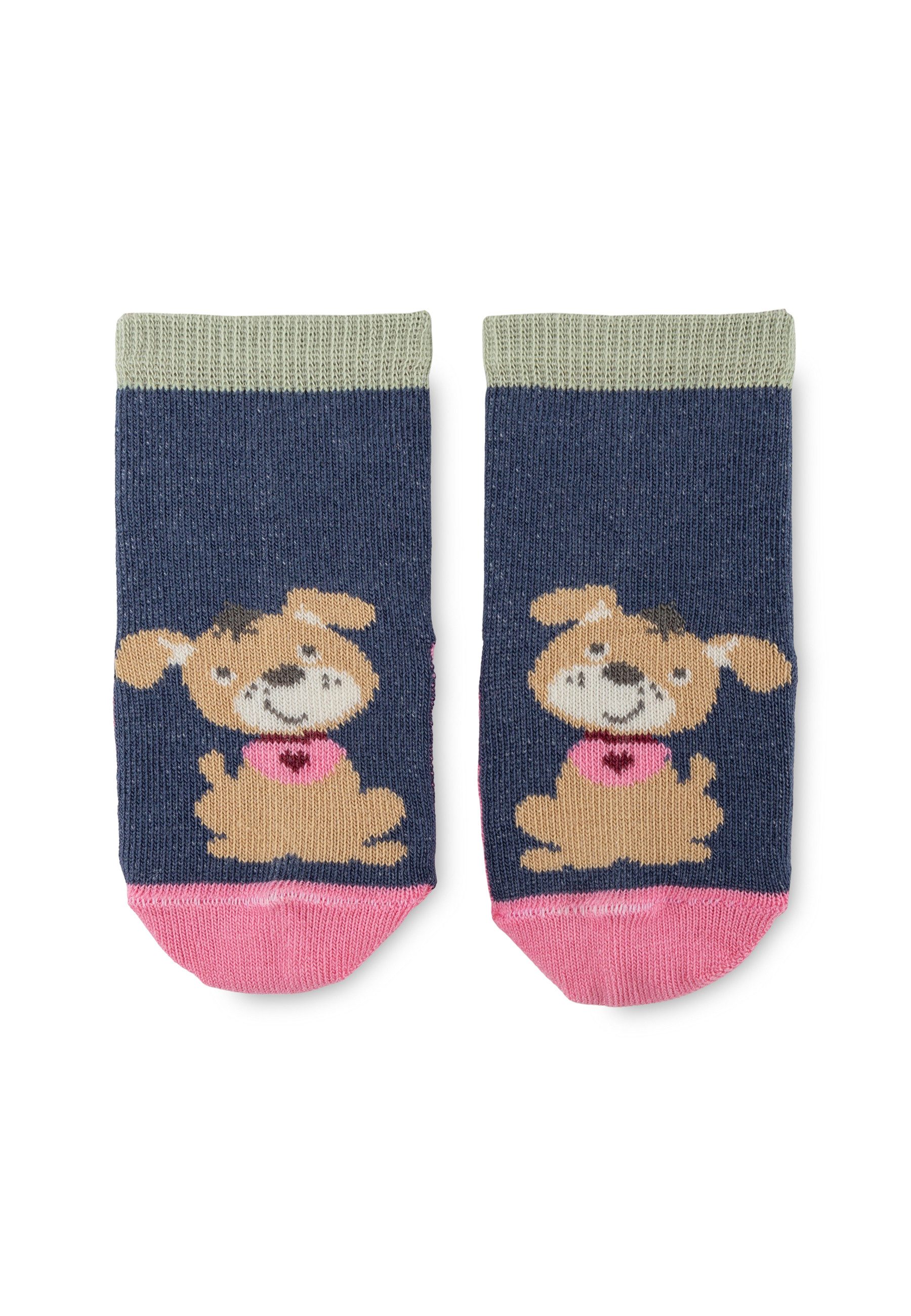 Sigikid Socken Socken-Set 3er Funny Dog für Babys Mädchen (3-Paar)