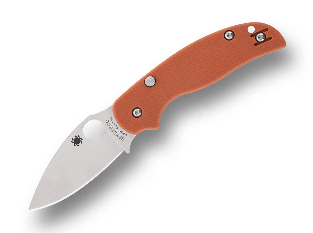 Spyderco Taschenmesser Spyderco Sage 6 CPM REX 121 Orange G10 PlainEdge C123GPBOR