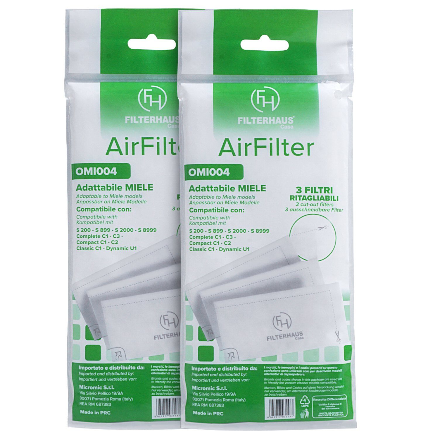 VIOKS Filtermatte Ersatz für Miele 3944711 günstig online kaufen