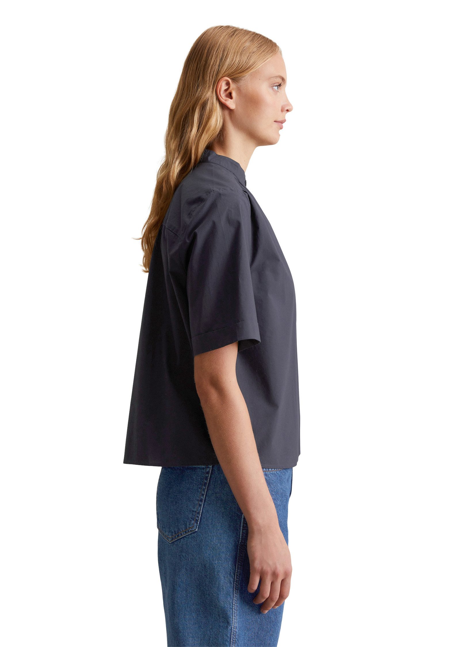 Marc O'Polo DENIM Kurzarmbluse aus Papertouch günstig online kaufen