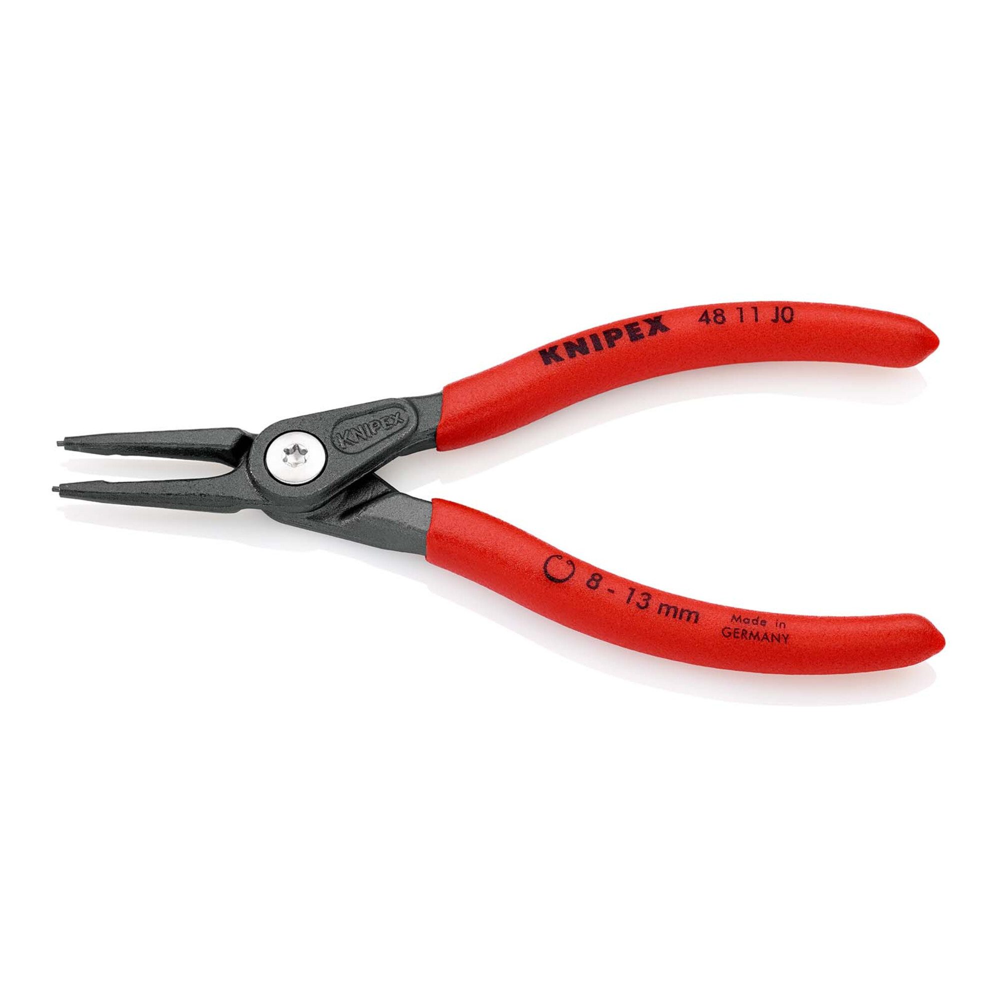 Knipex Sicherungsringzange KNIPEX 48 11 J0 Präzisions-Sicherungsringzange für Innenringe in Bohru