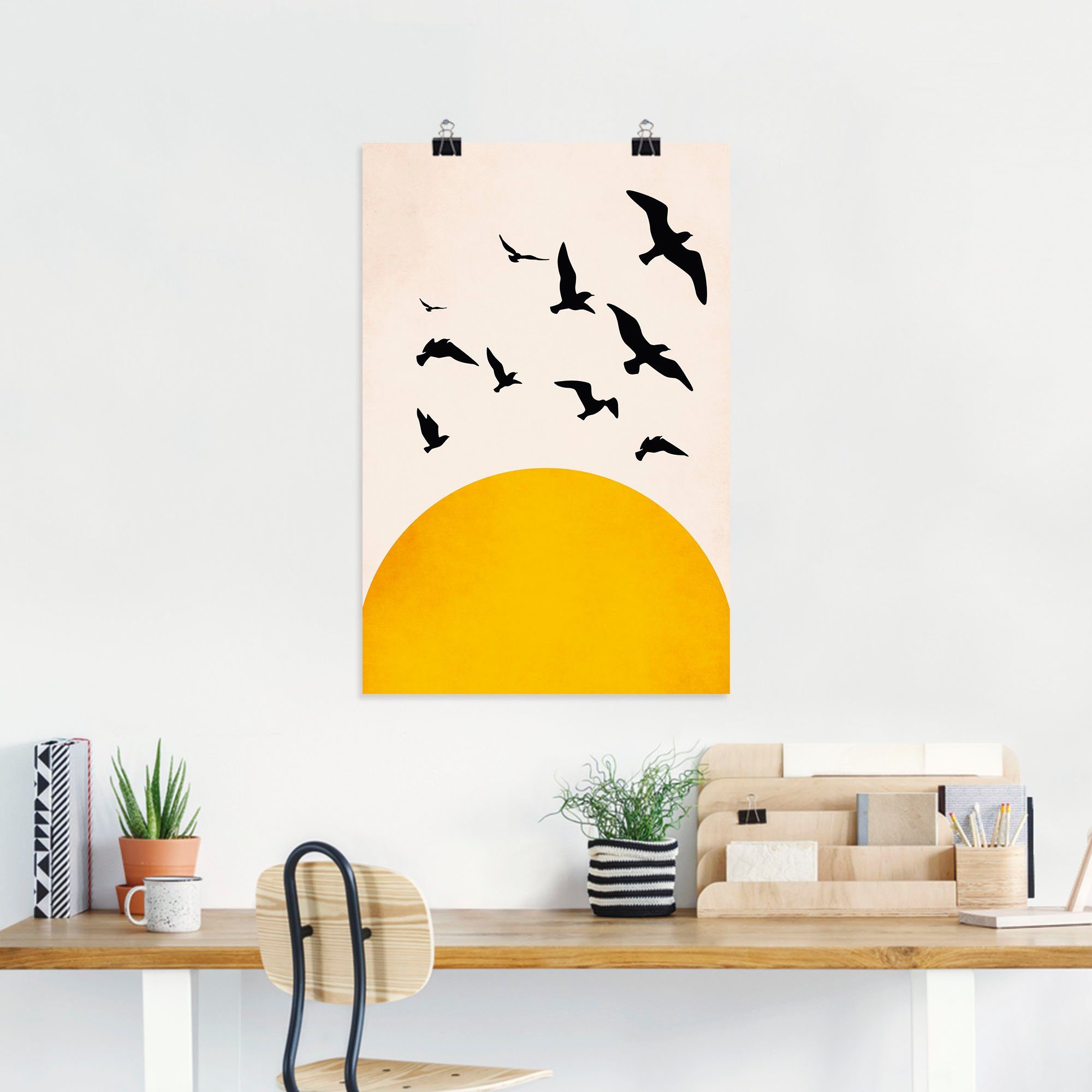 Artland Wandbild Flügel zum Fliegen, Vogelbilder (1 St), als Alubild,  Leinwandbild, Wandaufkleber oder Poster in versch. Größen