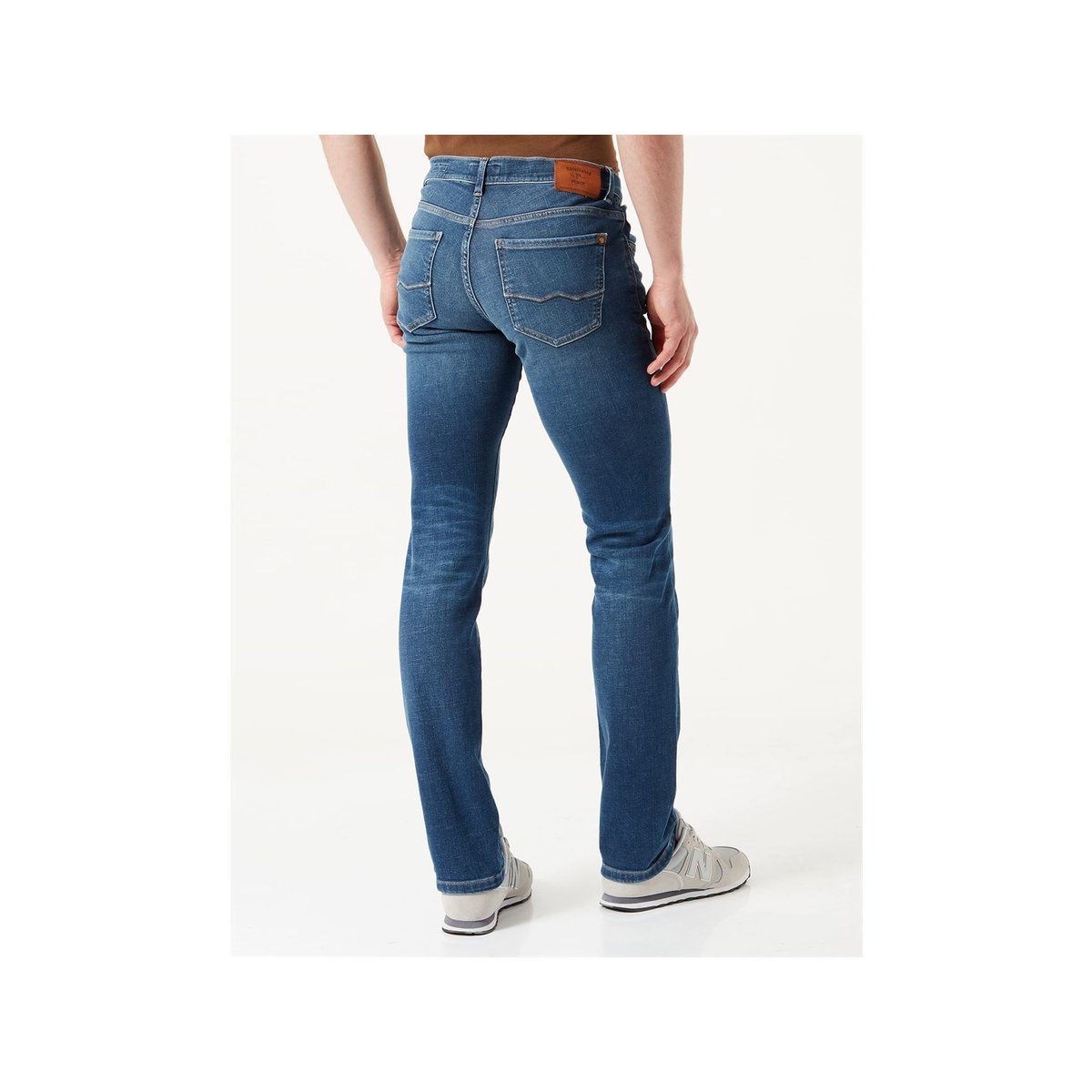 Jeans dunkel-blau Stoffhose Authentic Pioneer (1-tlg)