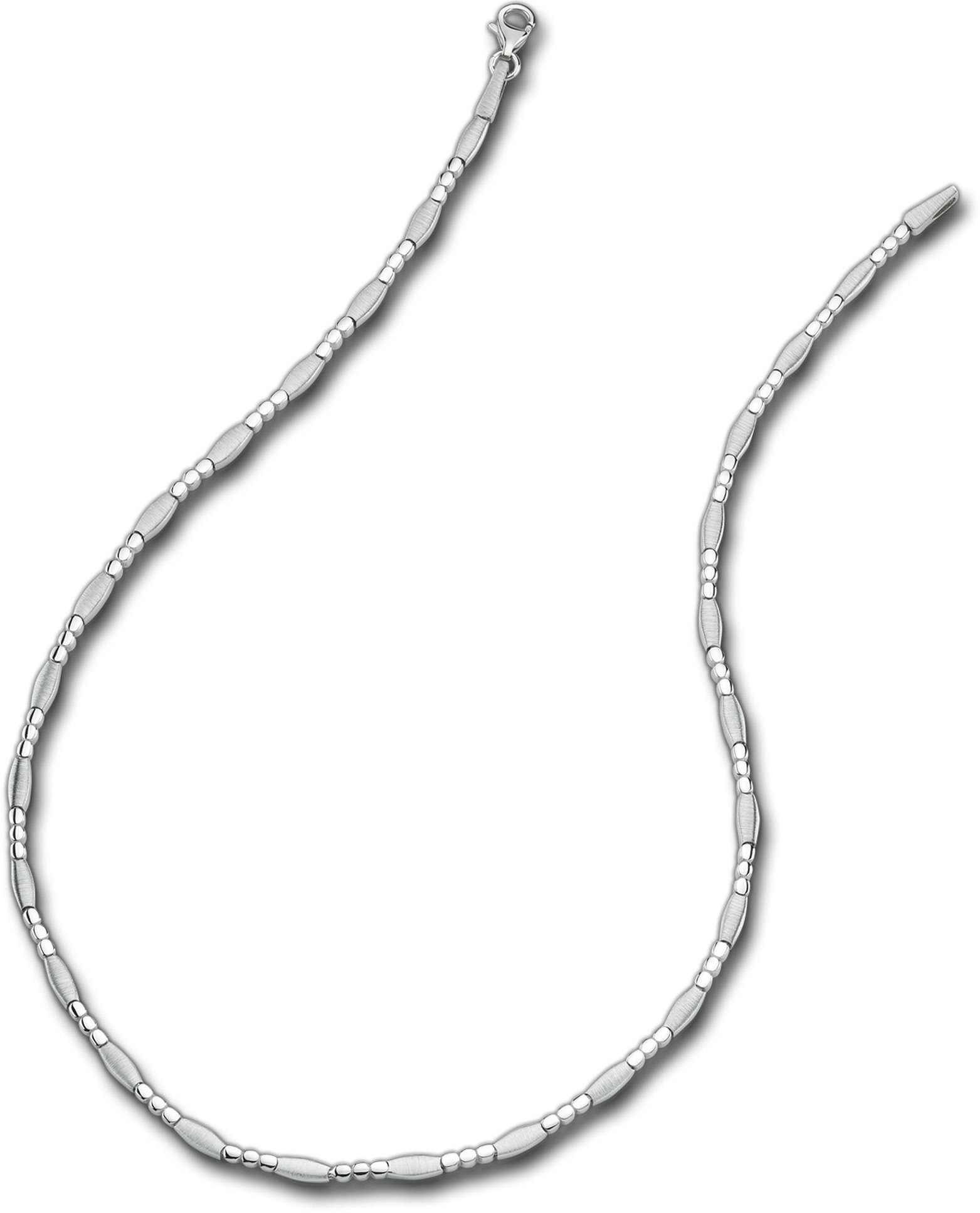 ca. Damen Halsketten Sterling (Collier), Silber Balia für Collier 45,5cm, Damen 925 Collier Colliers, Balia mattiert