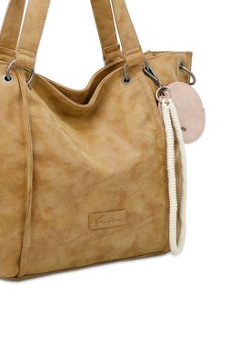 Fritzi aus Preußen Henkeltasche Fritzi02N, mit abnehmbarer Schlüsselschlange und Taschenanhänger