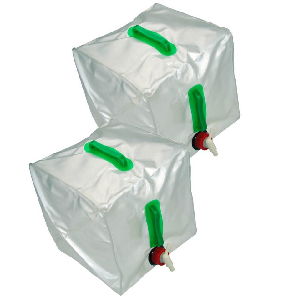 Set Kanister für je 20 2er faltbar Silverline Liter Camping Kanister Trinkwasser