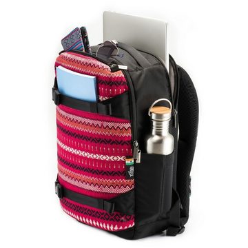 Ethnotek Tagesrucksack Aya Pack 25 Rucksack, praktischer Daypack mit traditionellen Baumwollmuster