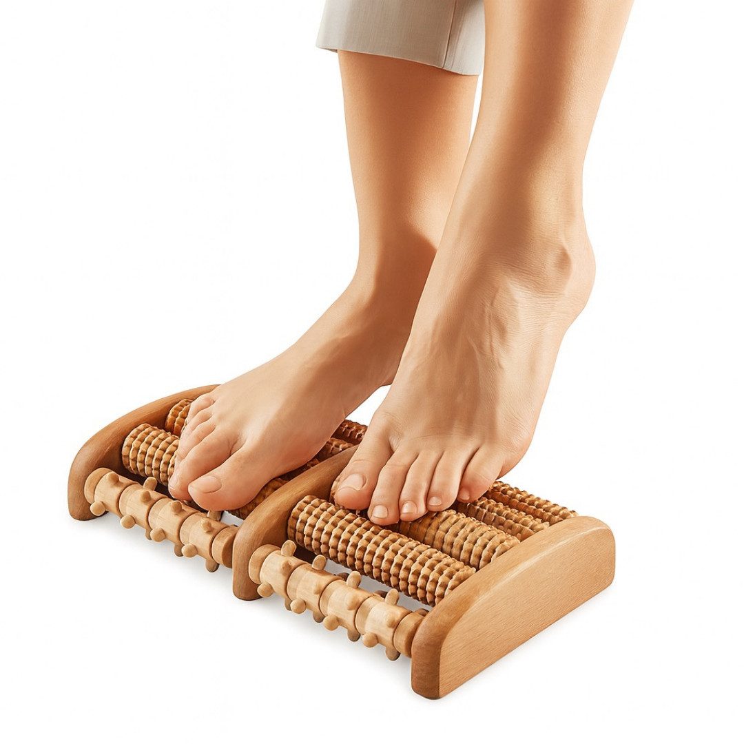 Medosan Fußmassagegerät zur Stimulation der Reflexpunkte im Fußbereich, bei Fersensporn, Plantarfasziitis und Arthrose