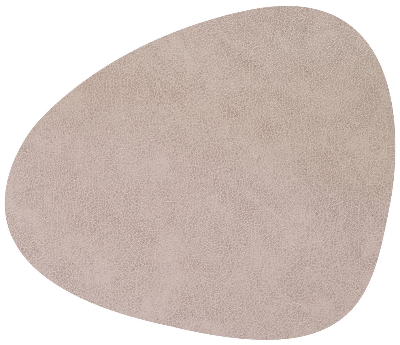 LIND DNA Platzset BULL Tischset Curve L warm grey 37 x 44 cm, Table Mat Curve L Bull Warm Grey