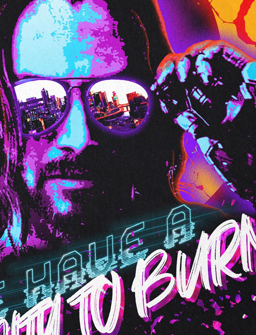 style3 T-Shirt City to Burn Silverhand cyberpunk band samurai 2077 günstig online kaufen