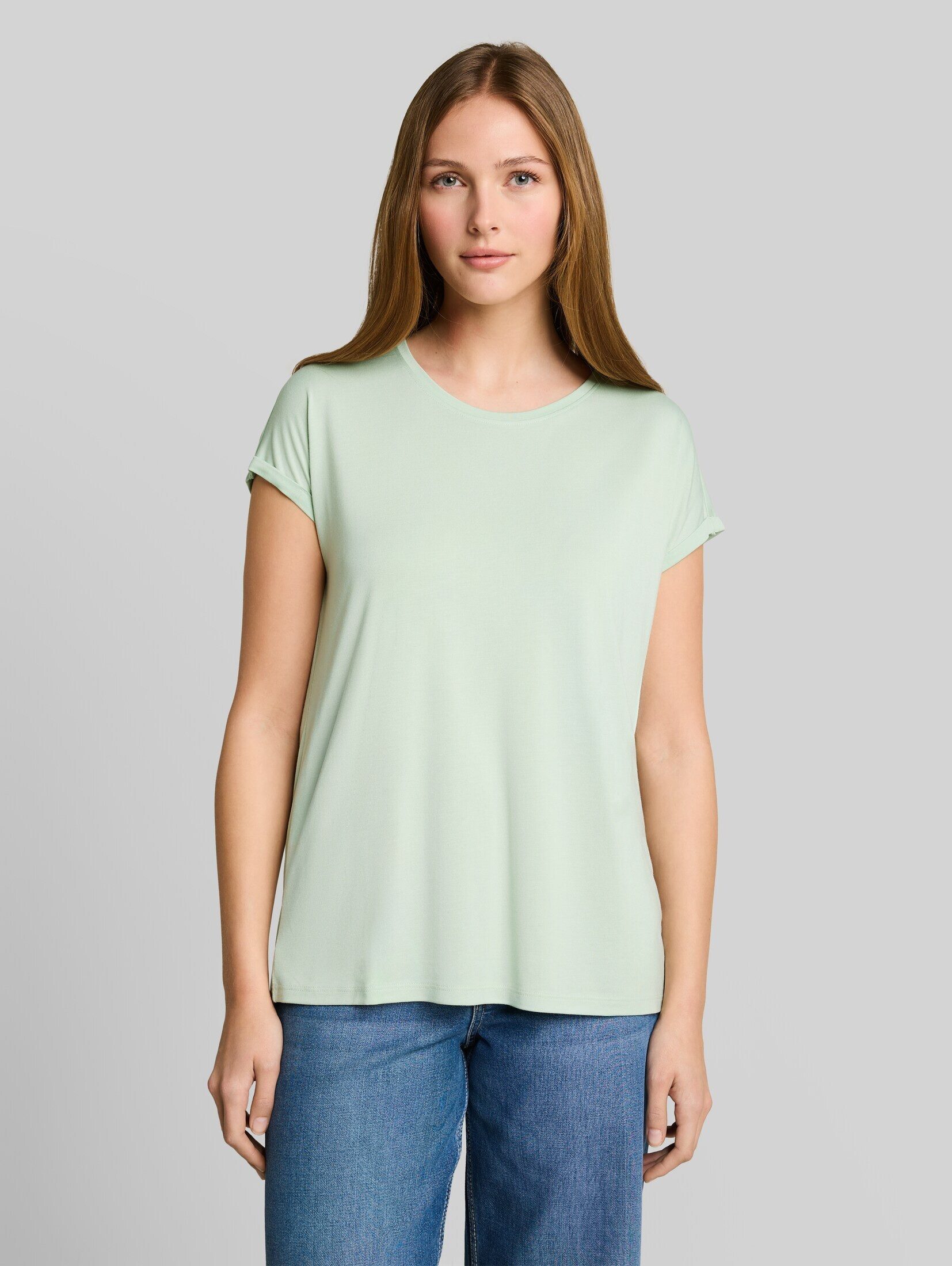 TOM TAILOR Denim T-Shirt T-Shirt (im Einserpack) Loose Fit T-Shirt