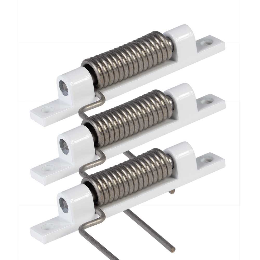 Inovatec Türschließer INOVATEC Alu Federschließer für Fliegengitter Tür und Fenster, 3 Stück