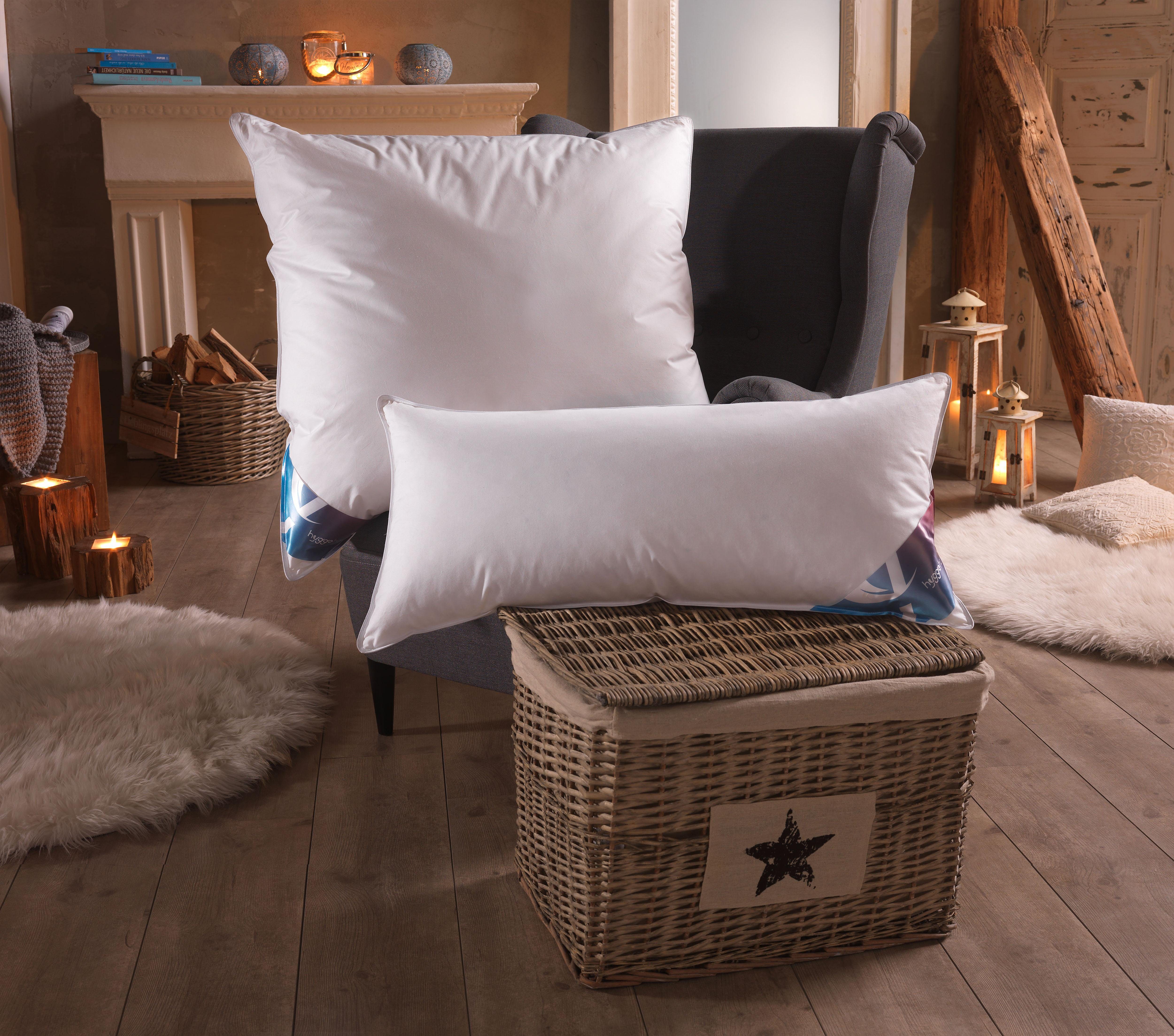 Haeussling Federkopfkissen Luxus Hygge, Downpass, Nomite; STANDARD 100 by OEKO-TEX®