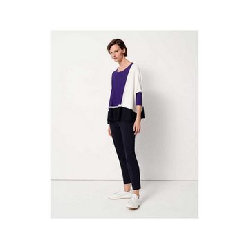 someday Rundhalspullover violett loose fit (1-tlg)