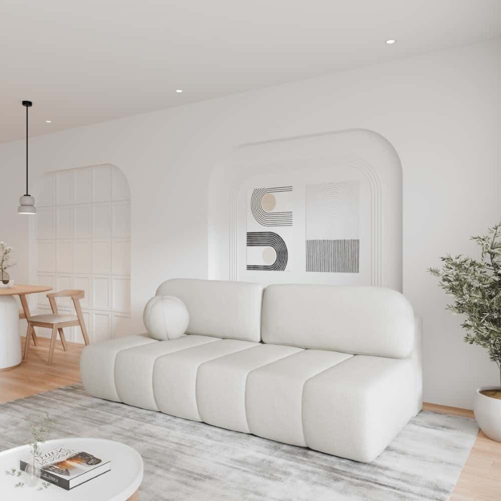 Myhomelando Big-Sofa Stanley, mit Schlaffunktion, Bettkasten