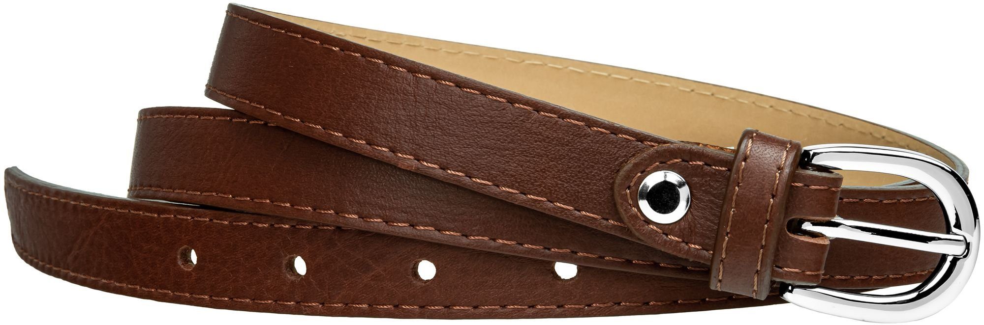 Caspar Taillengürtel GU273 aus echtem Leder günstig online kaufen