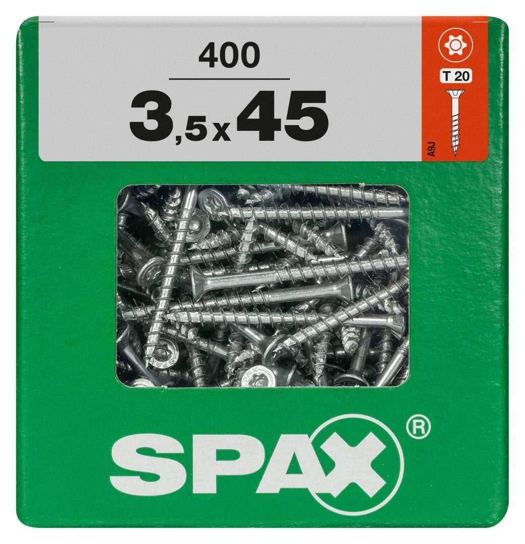 3.5 TX x SPAX 20 Holzbauschraube 400 mm Spax Universalschrauben 45 -