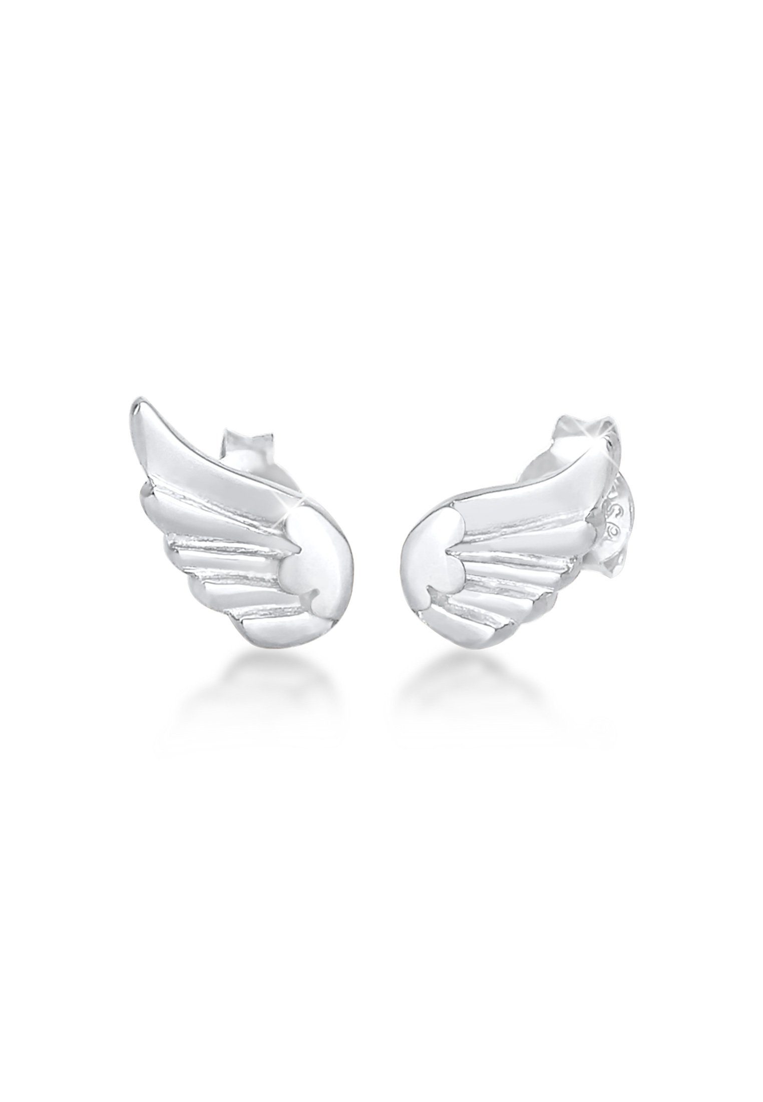 Elli Paar Ohrstecker Kinder Flügel Engel Symbol 925 Silber