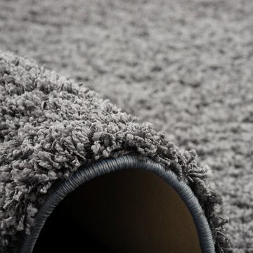Hochflor-Teppich Luxus Hochflor Langflor Läufer Teppich Milano, Snapstyle, Rechteckig, Höhe: 43 mm