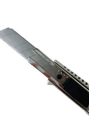 VaGo-Tools Teppichmesser 24x Teppichmesser Cuttermesser Cutter Druckguss 18mm Alu Paketmesser