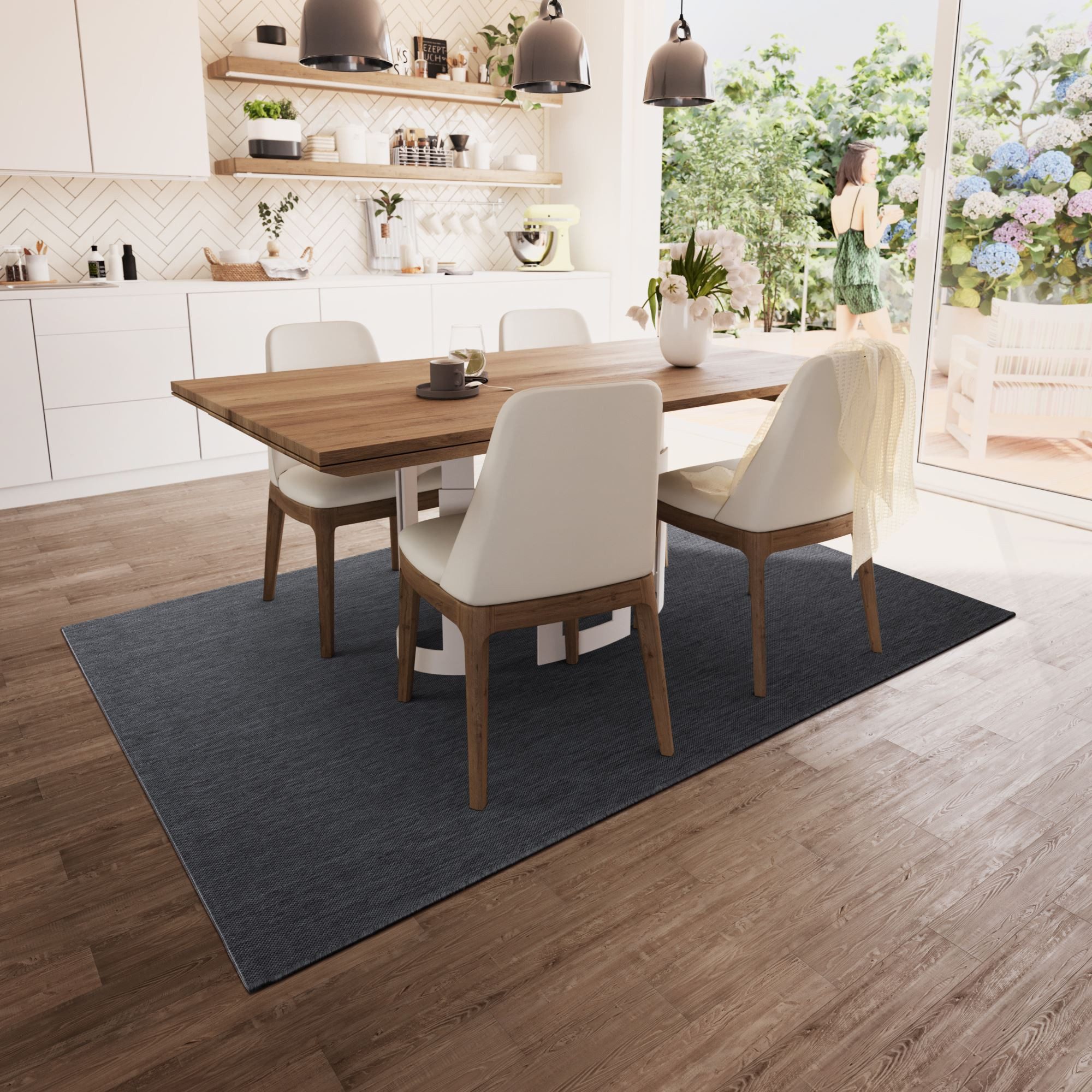 Steffensmeier Teppich Gotland, Rechteckig, In- und Outdoor, wasserfest günstig online kaufen