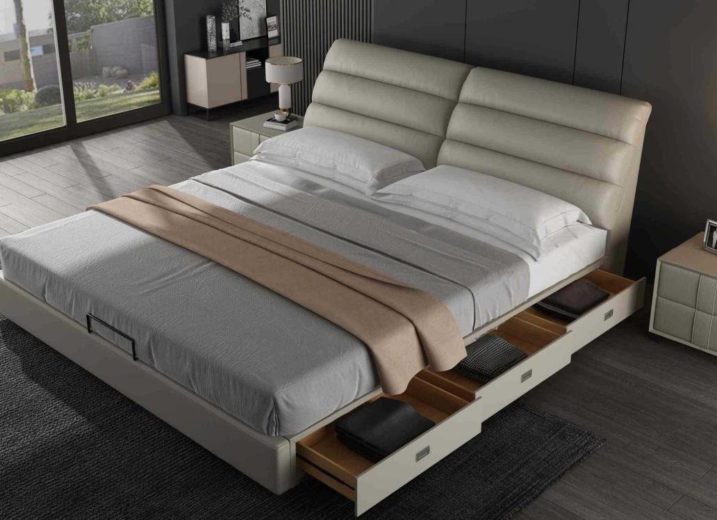 Xlmoebel Polsterbett Luxus Polsterbett in elegantem Design für erholsame Nächte (Bett, 1-tlg., Bett), Hergestellt in Europa