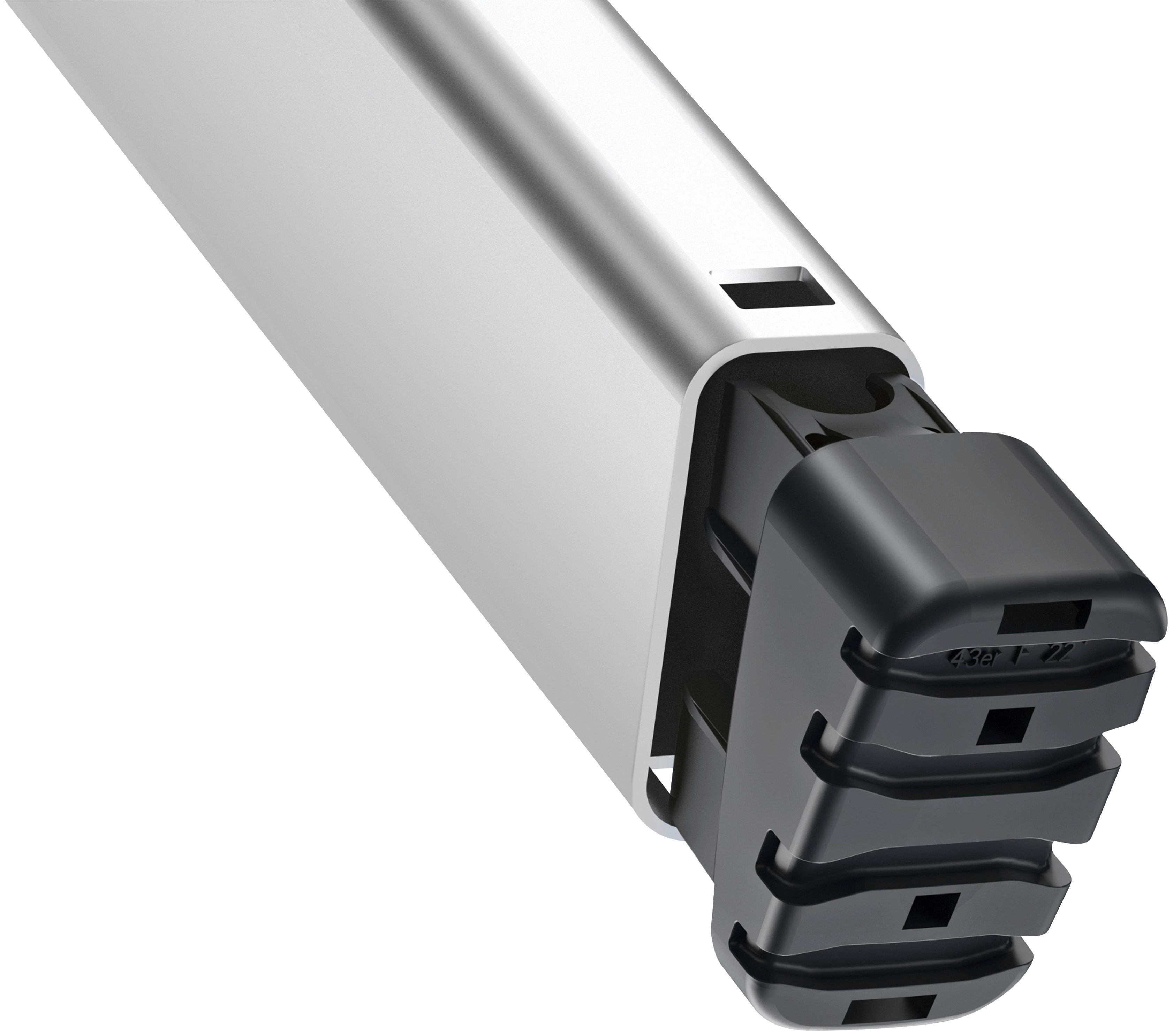 Hailo Stehleiter L60 StandardLine, Alu-Sicherheits-Stehleiter 3 Stufen