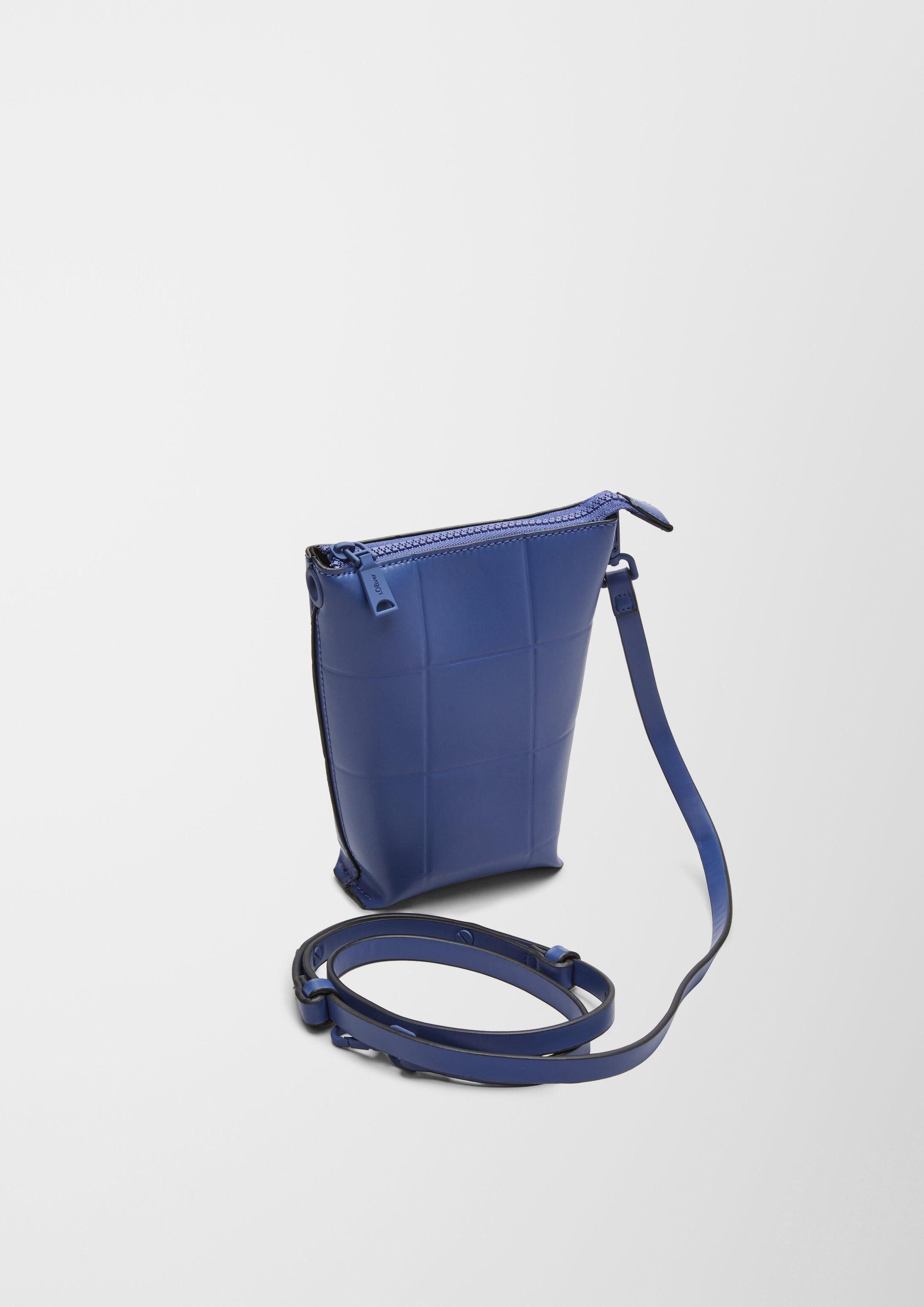 s.Oliver Handytasche Tasche, Mini Bag mit kariertem Muster