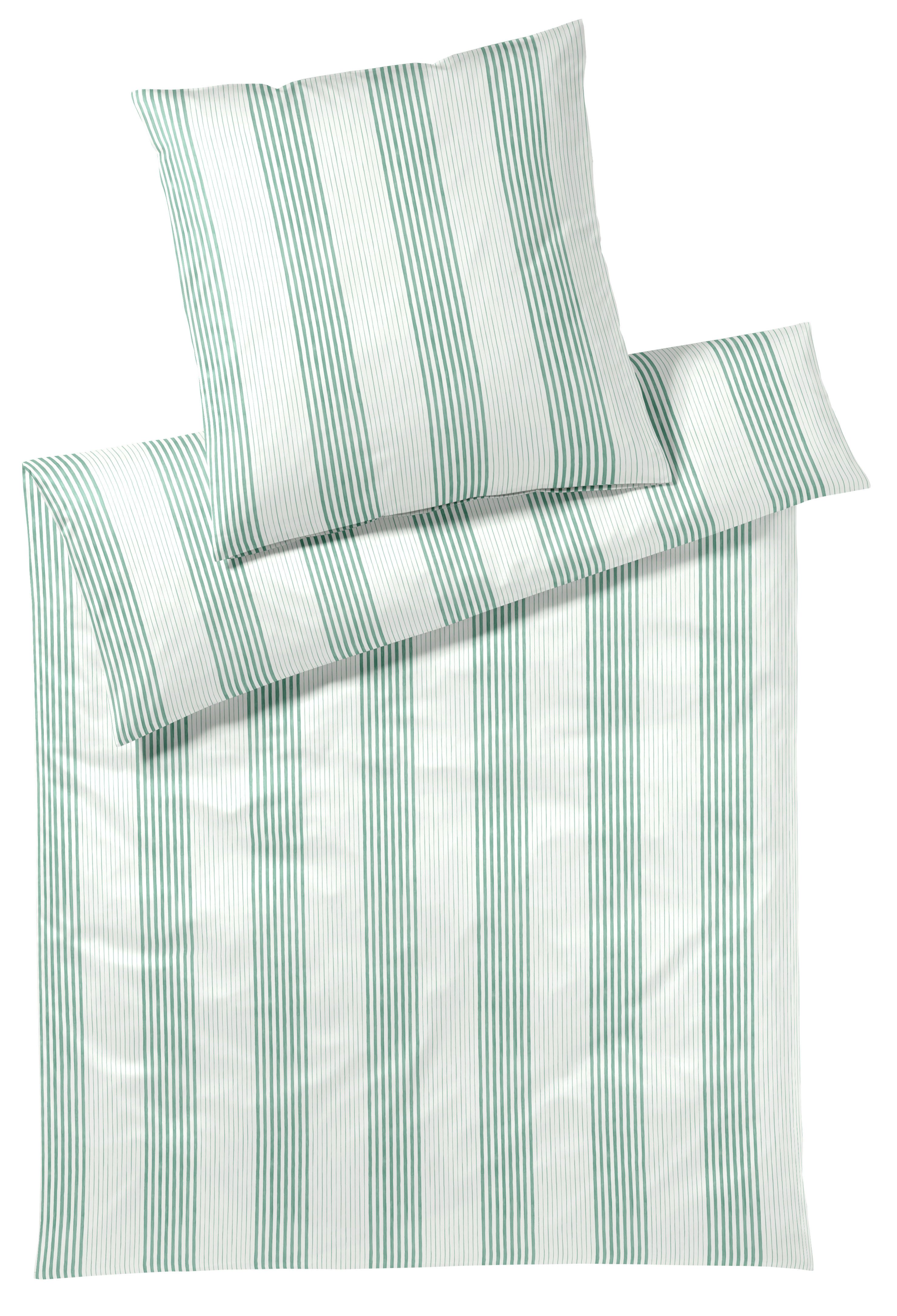 Elegante Bettwäsche Capri, Mako-Satin, 2 teilig, angenehmes Hautgefühl