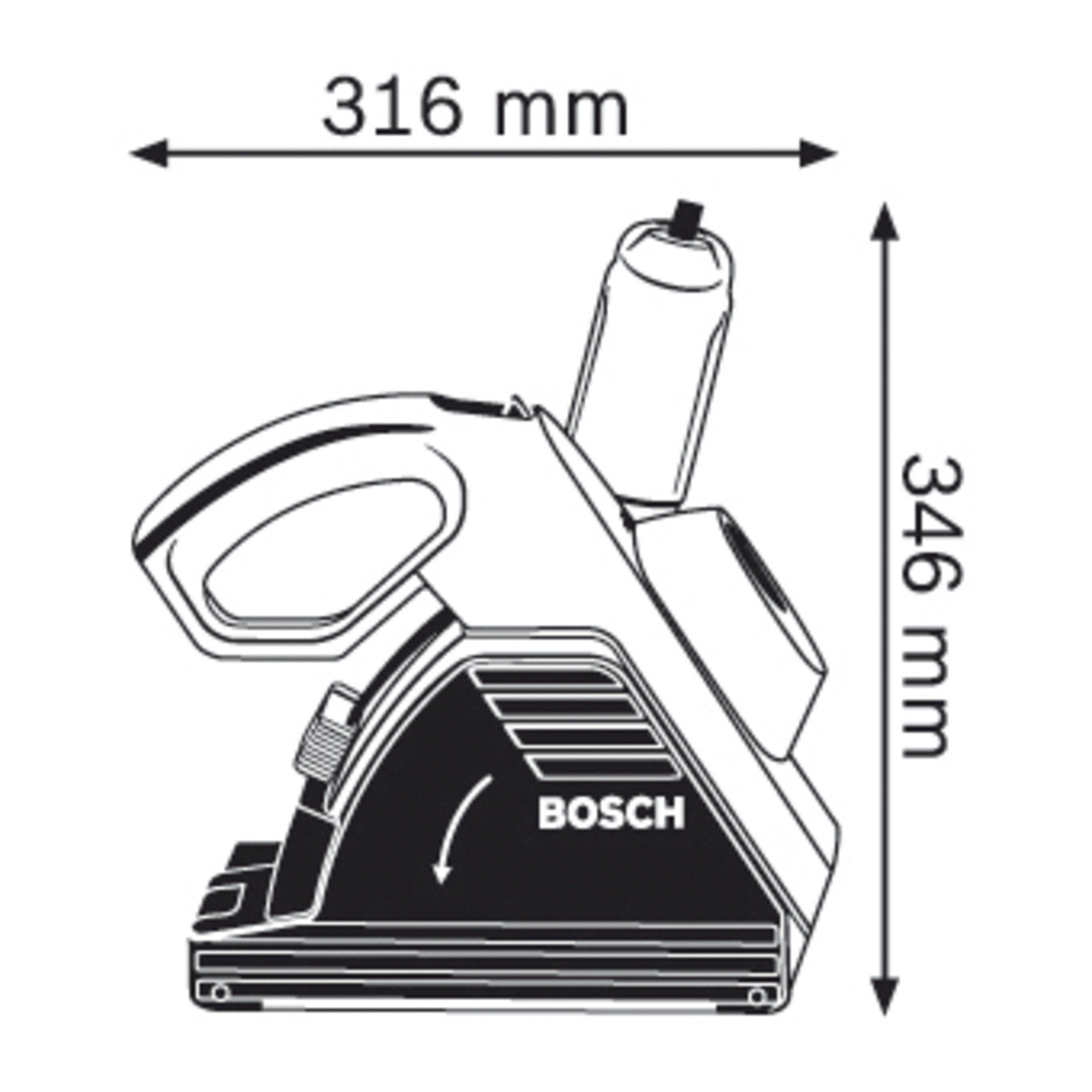 Bosch Professional Nutfräse Bosch Professional Mauer-Nutfräse GNF 35 CA