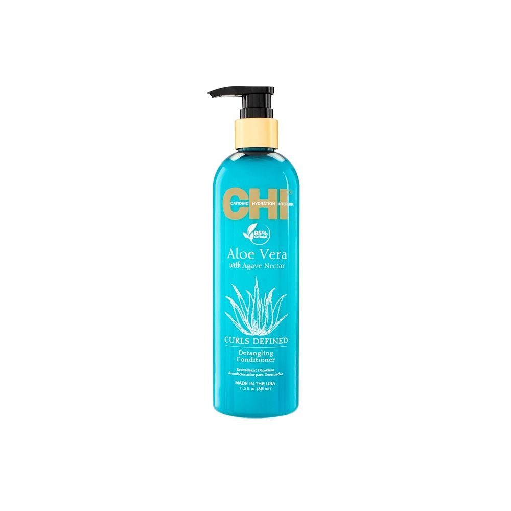 CHI Haarspülung Aloe Vera Curls Detangling Conditioner, 1-tlg., flegt und definiert lockiges Haar