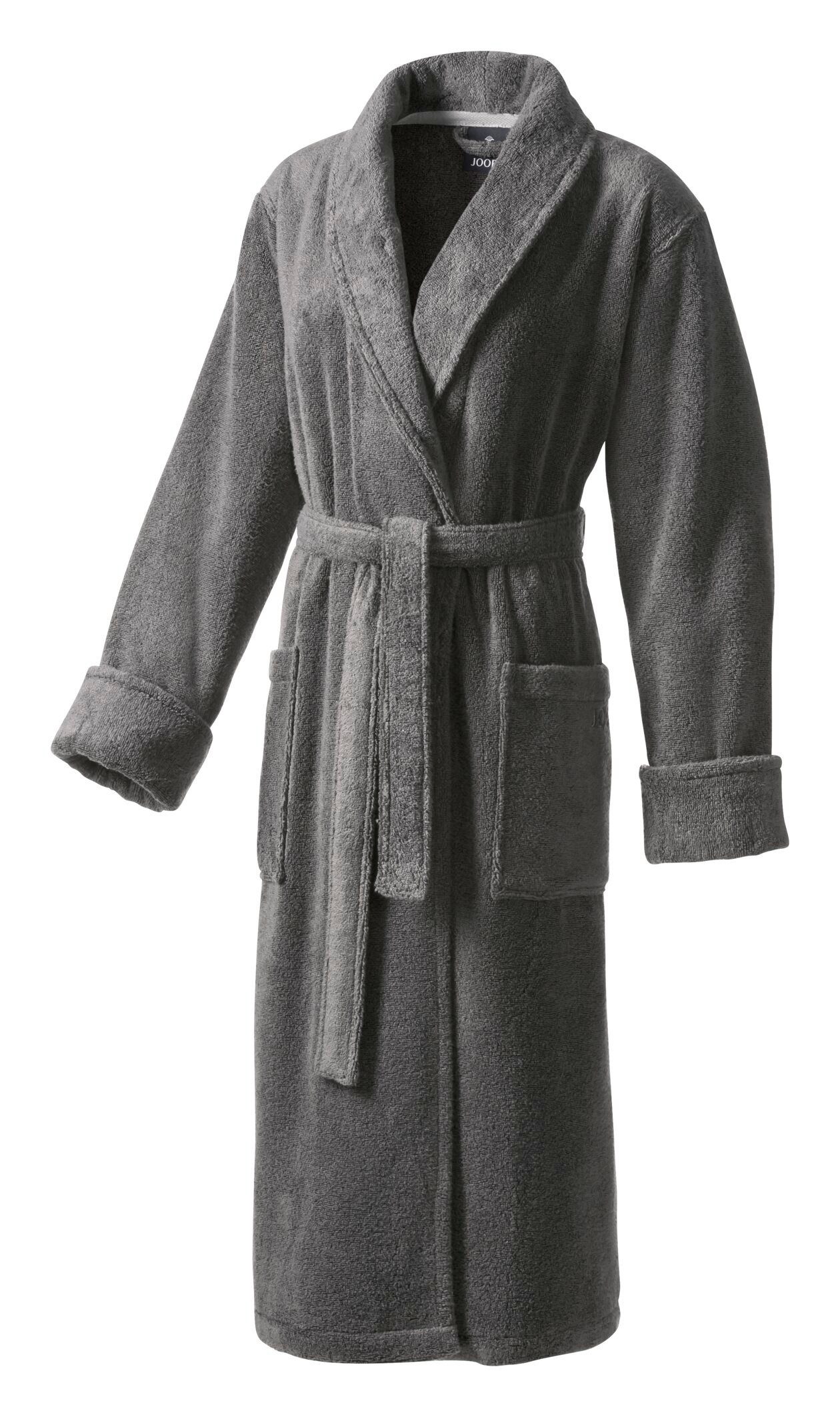 JOOP! Bademantel JOOP! LIVING - BADEMANTEL Damen-Schalkragen, Textil