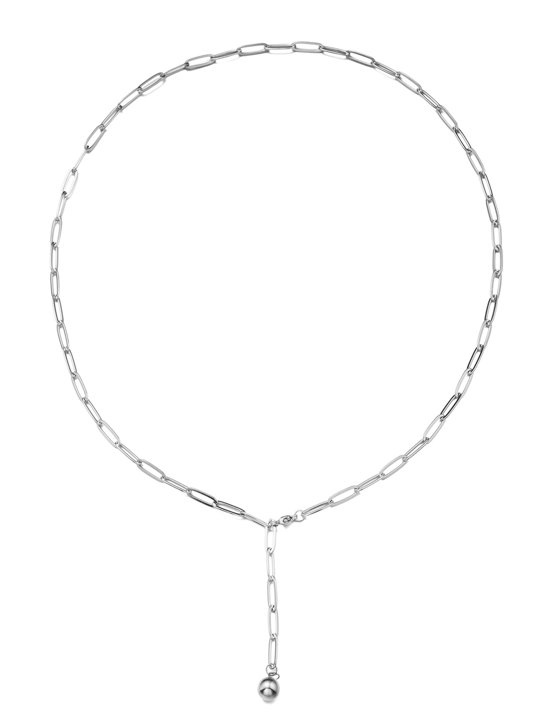Aniston JEWELRY & WATCHES Kette mit Anhänger Schmuck Geschenk Edelstahl Halsschmuck Halskette Y-Kette Kugel, Made in Germany