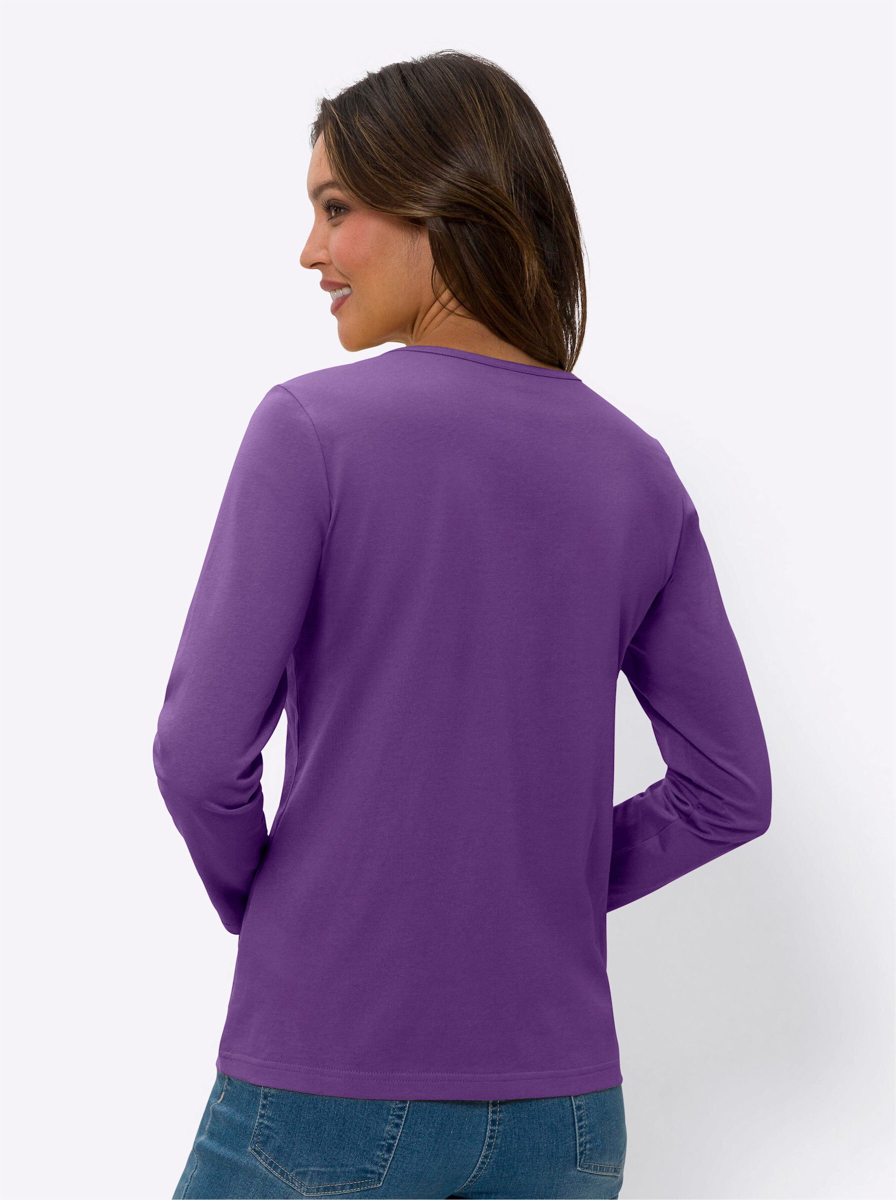 Sieh an! T-Shirt Langarm-Shirt Langarm – Bild 2 von 3