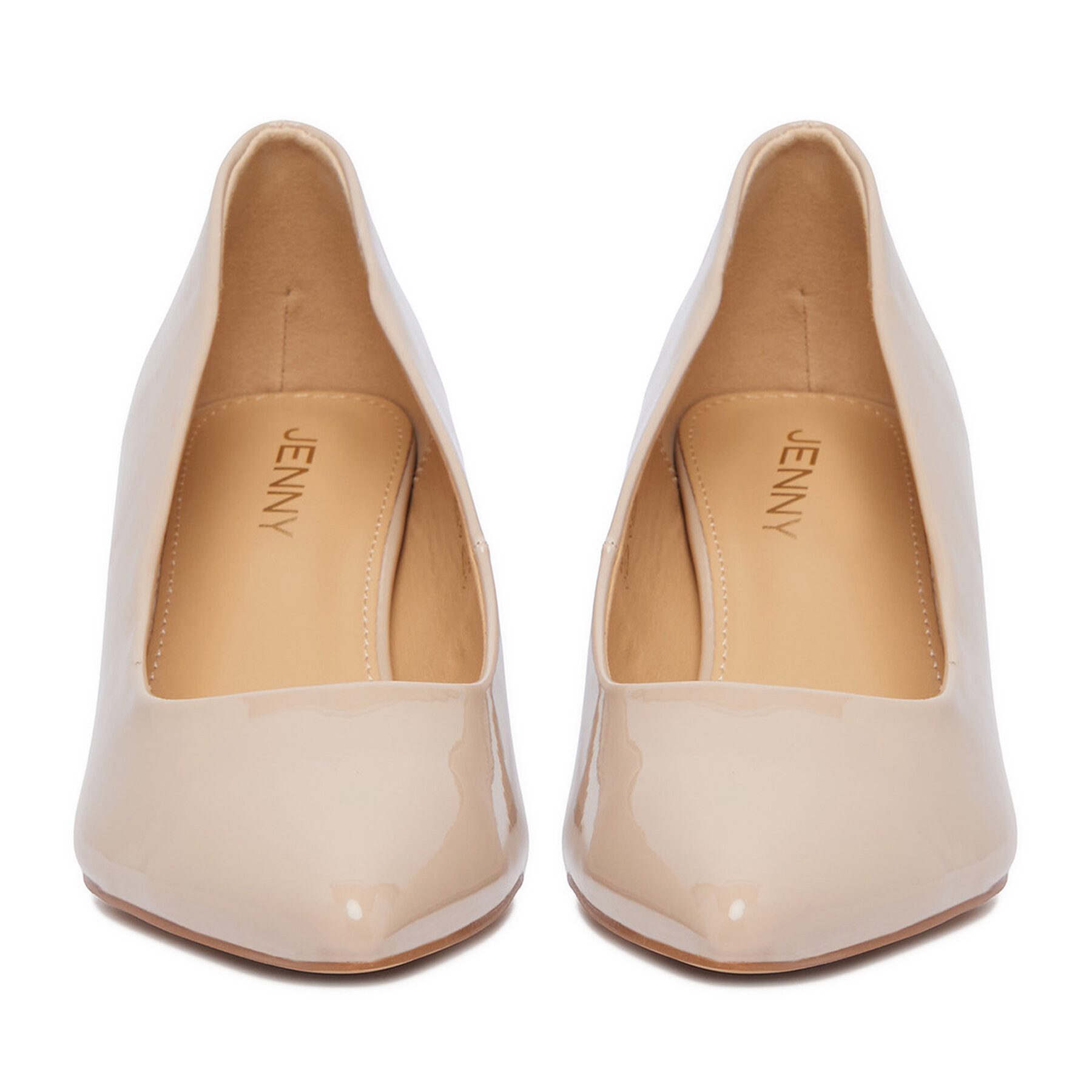 Jenny Jenny Damen Pumps 5907964452829 Beige High-Heel-Stiefel – Bild 2 von 3