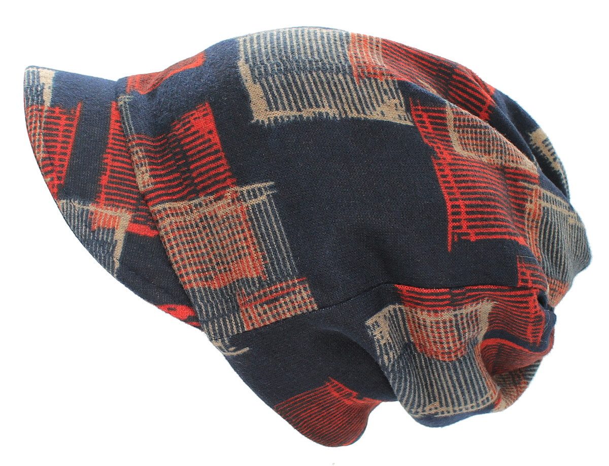 Schirmmütze Unisex Schirmmütze Beanie Mütze mit Innenfutter und weichem Schirm