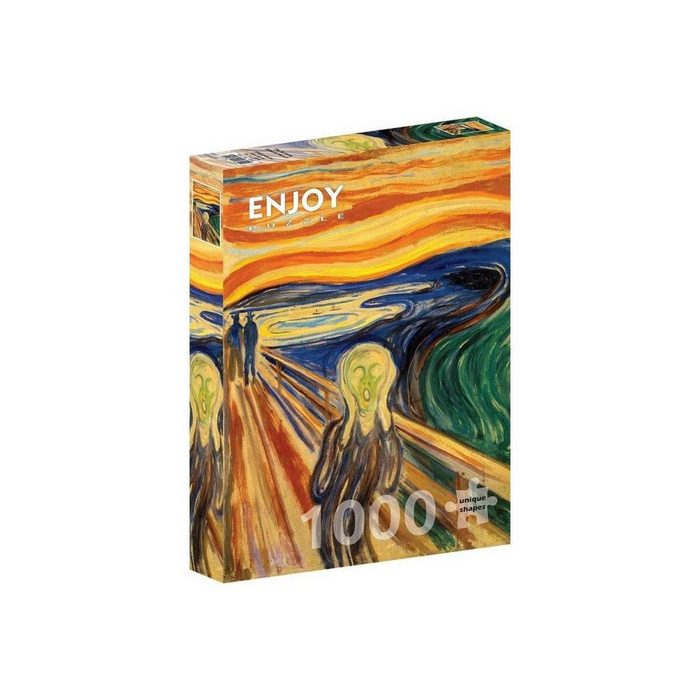 ENJOY Puzzle Puzzle ENJOY-1392 - Edvard Munch: Der Schrei Puzzle 1000 Teile Puzzleteile